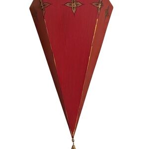 SLAH "Sassy" Red Metal Wall Sconce - Retired Piece!